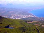 Вид с вершины на г.Алушту.